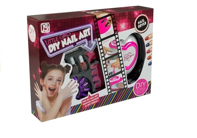 Kindermalset für Nägel mit Lampe