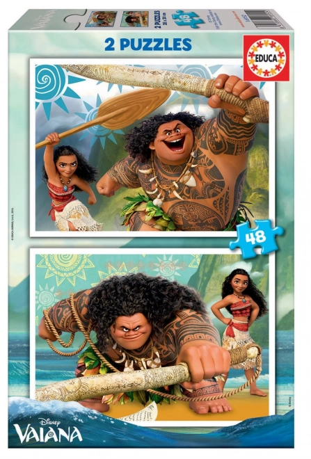 Disney puzzel Moana 2 x 48 stukken