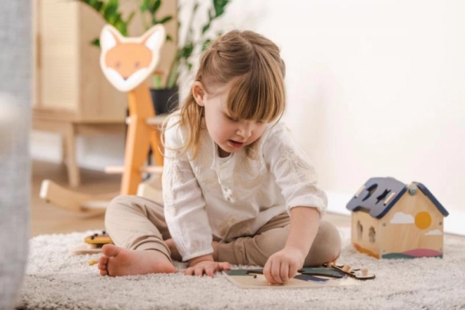 Houten puzzel - Vos