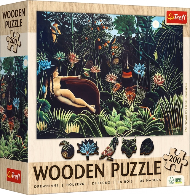 Wooden Puzzle Art: Henri Rousseau - The Dream 200 Pieces