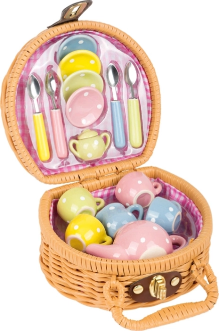 Small Foot Picknickkoffertje Theepartij set voor kinderen