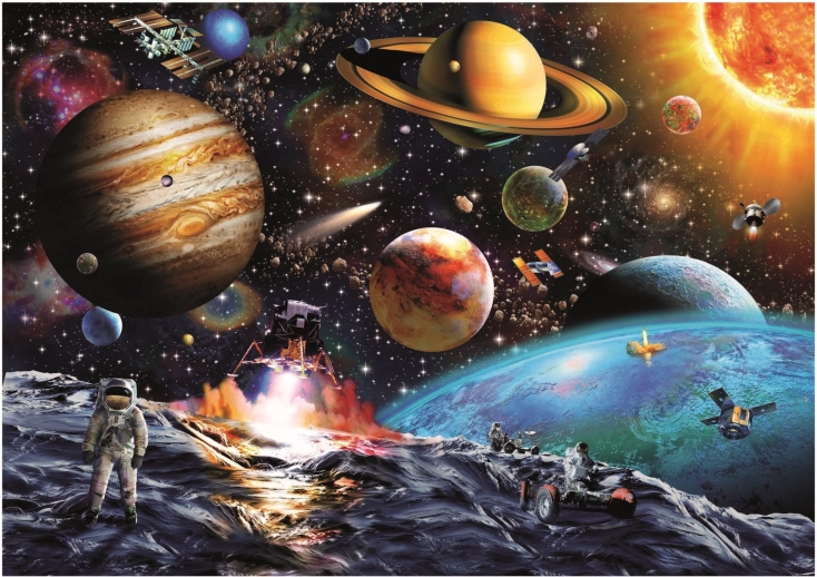 Puzzle EDUCA Missie: Asteroïde 1000 stukjes