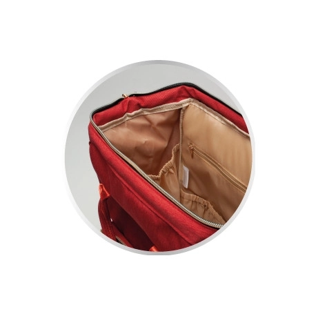 Verschoonrugzak Lady Mum rood
