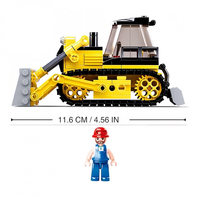 Sluban Stad Bouwers M38-B0802 Bulldozer