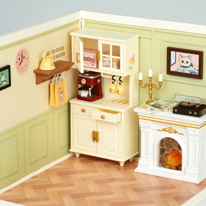 RobTime Cozy Dining Room Dollhouse