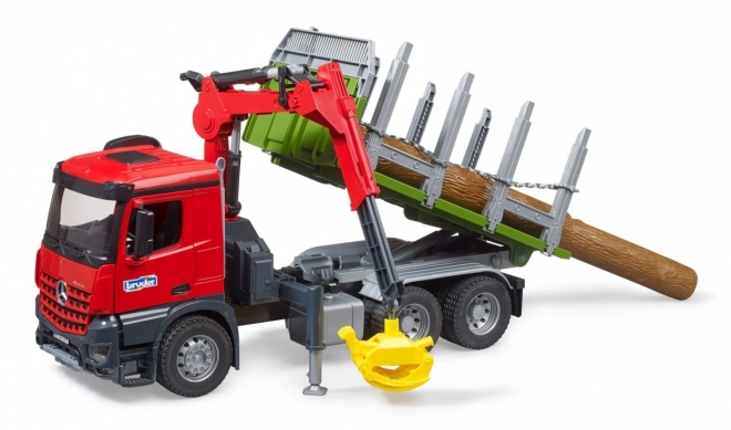 Bruder Log Trailer with Hydraulic Arm