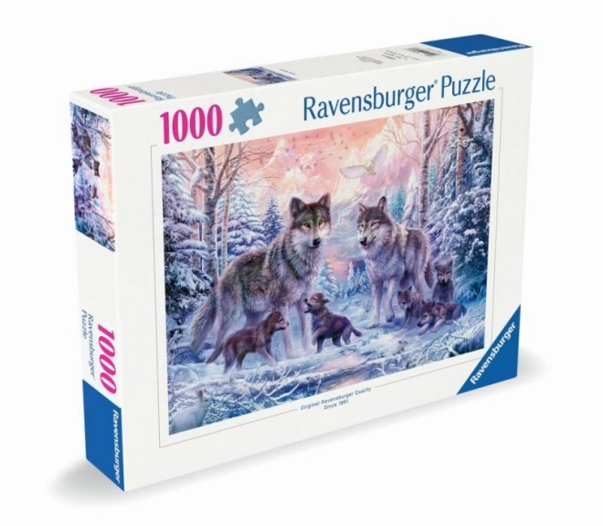 Puzzle Loups Arctiques 1000 pièces Ravensburger