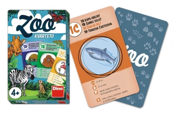 Kvartet zoo kaartspel