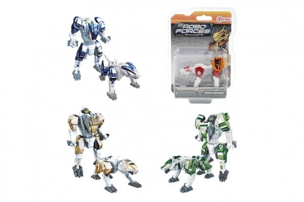 Transformerend dier of robot plastic 9cm in blister