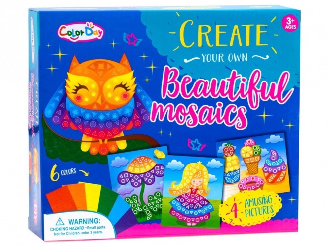 Creatieve schuimmozaïek Uil – A