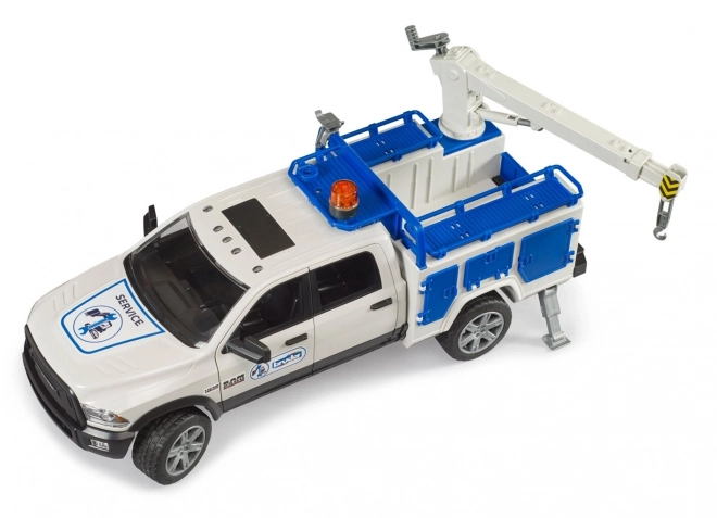 Servicewagen Bruder RAM 2500 met draaibare kraan en baken