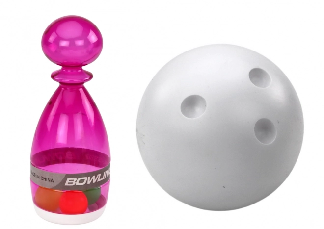 Ensemble de bowling 6 quilles de bowling Couleurs transparentes