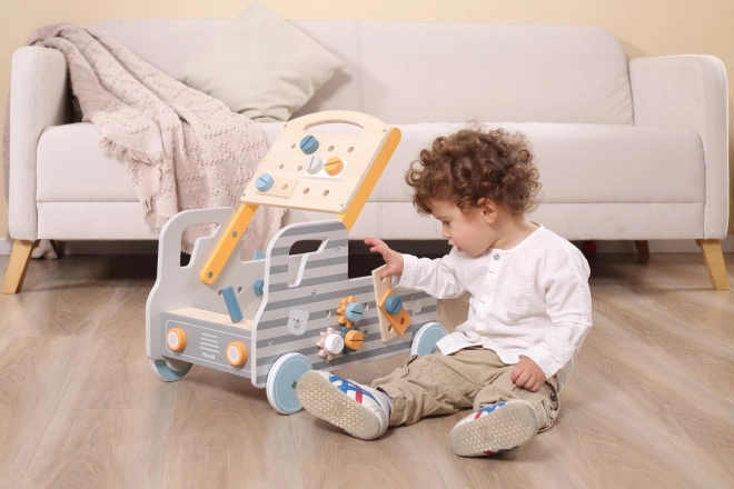 Houten mobiele werkbank