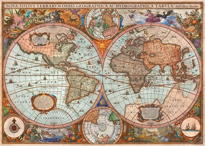 Puzzel historische wereldkaart 3000 stukjes SCHMIDT