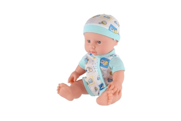 Bébé/bébé corps rigide plastique 25 cm à pile avec son 3 types dans une pochette plastique 13x28x7cm