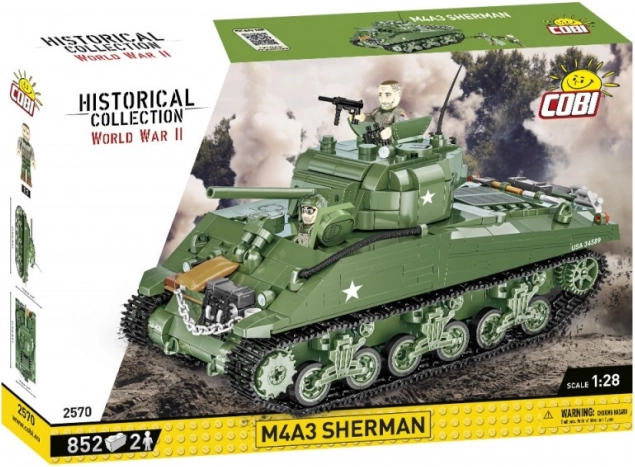 Bricks Historical Collection World War II M4A3 838 pieces