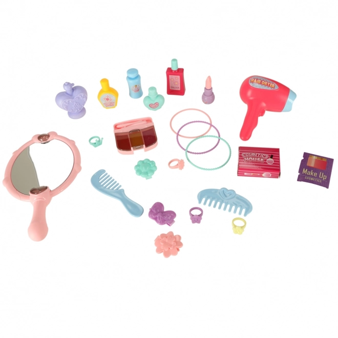Kinder cosmetica koffertje - 37 stuks accessoires