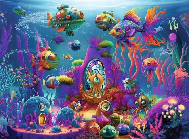 RAVENSBURGER Aliens in the Ocean XXL 150-piece puzzle