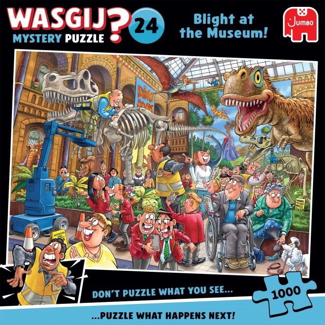 Puzzel JUMBO WASGIJ Mysterie 24: Schimmel in het museum 1000 stukjes