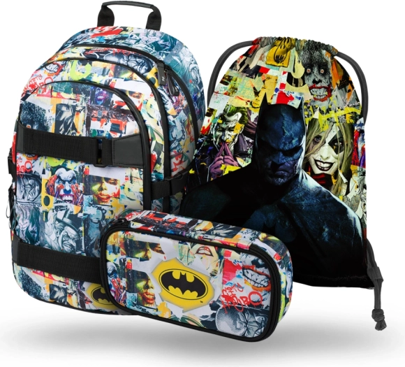 Set complet : sac et trousse BATMAN