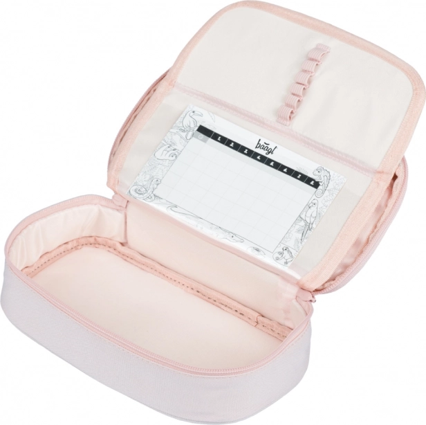 Ensemble Baagl Skate Max Creamy : sac à dos, trousse et sac à cordon