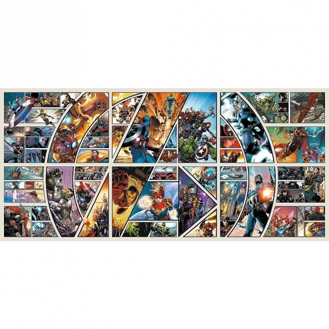 Puzzel 9000 stukjes Marvel over het Comic Universe