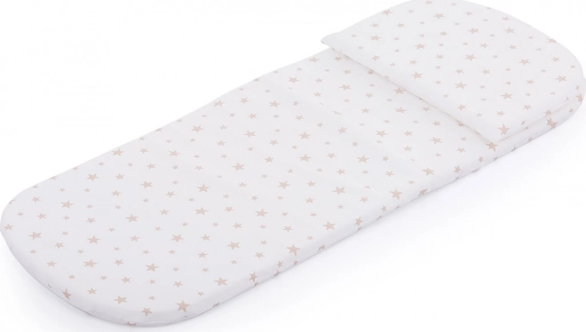 Matras voor kinderwagen Beige sterren