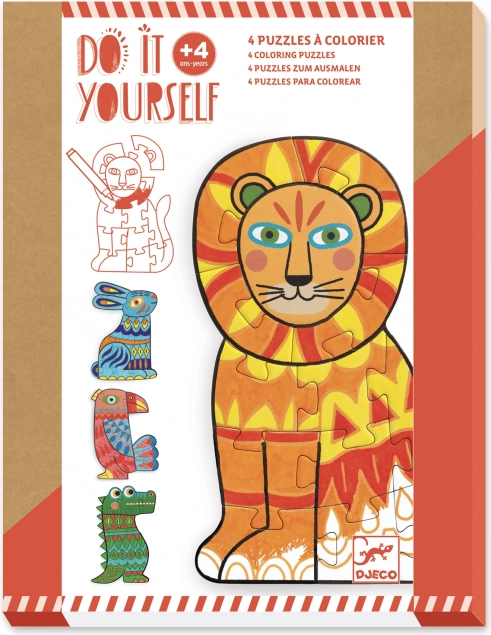 DJECO DIY puzzle Animaux