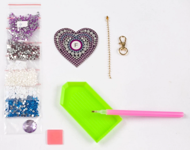 GRAFIX Pendentif diamant Cœur