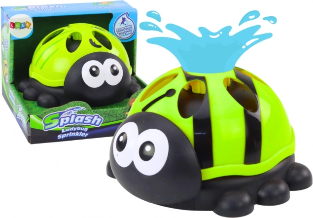 Garden Sprayer Ladybug Water Fountain Green