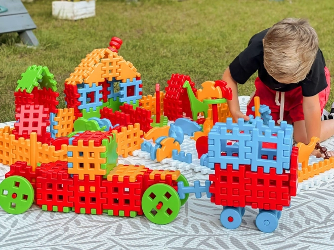 Construction Blocks Marioinex Waffle 200 pcs