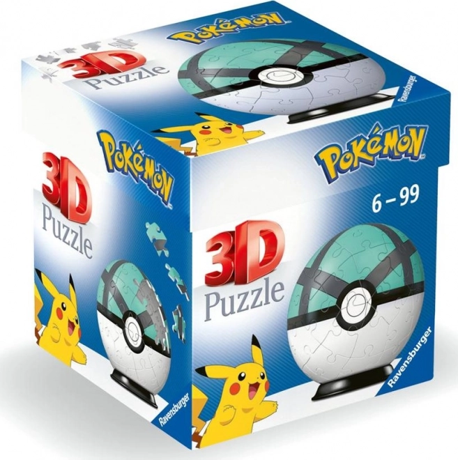 RAVENSBURGER 3D Puzzleball Pokémon: Filet Ball 54 pièces