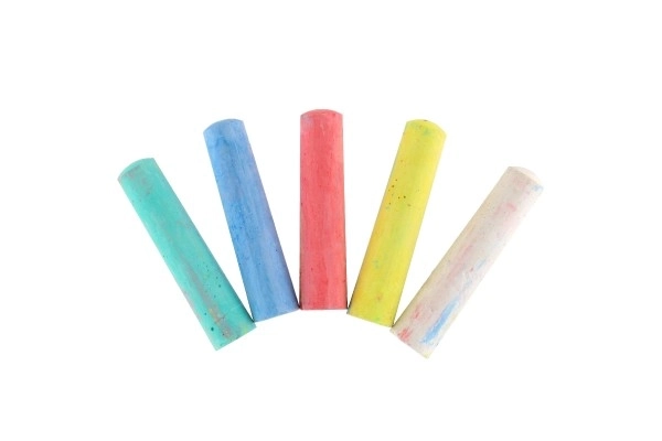 Gekleurde stoepkrijtjes - 15 stuks