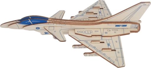 Wooden 3D Puzzle – Raptor Fighter Jet