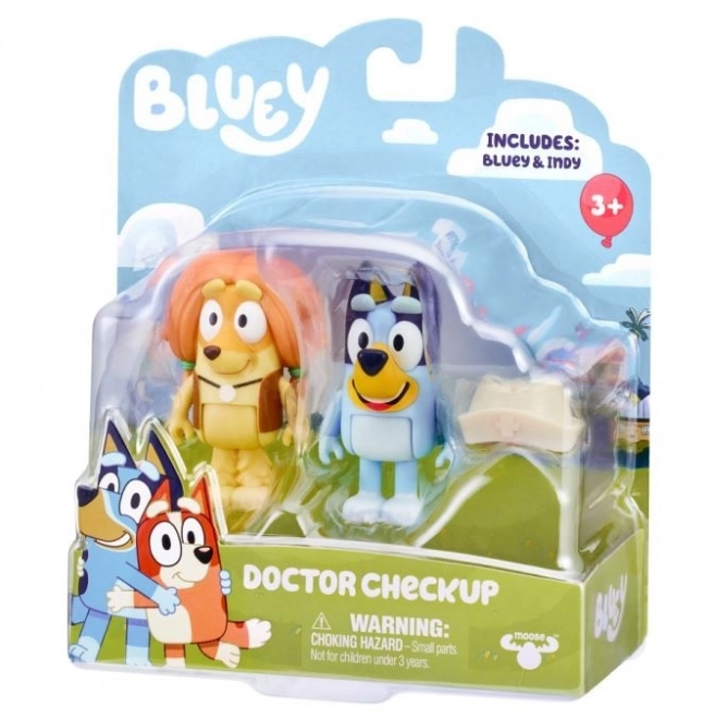 Set van figuren Bluey Doktersbezoek