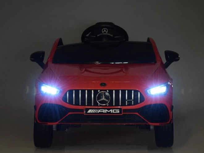 Children's Electric Car Mercedes AMG CLA 45s with Rocking Effect – Red