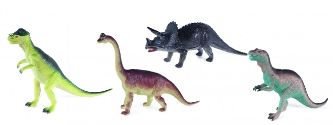 Set van dinosauriërs 25 - 35 cm