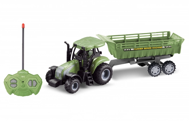 Tractor met aanhanger RC met afstandsbediening 37 cm