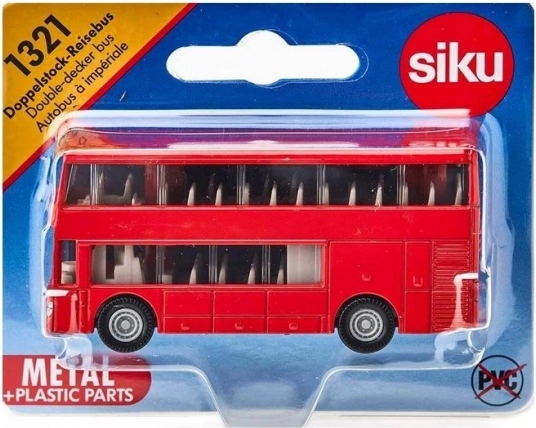 SIKU dubbeldekkerbus – metalen model