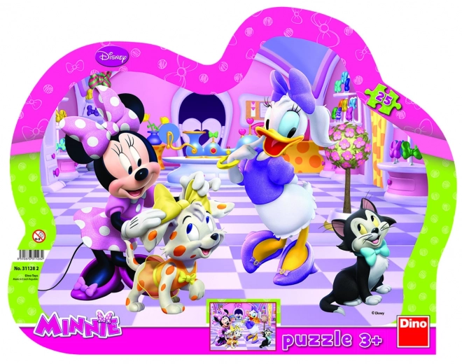 Puzzle Minnie et ses animaux 25 pièces