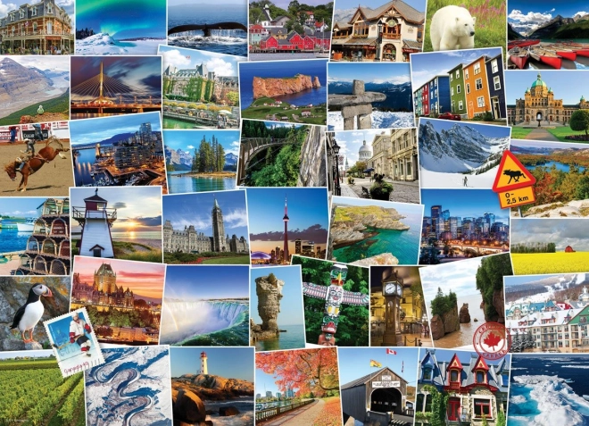 Puzzle EUROGRAPHICS Globe-trotter Canada 1000 pièces