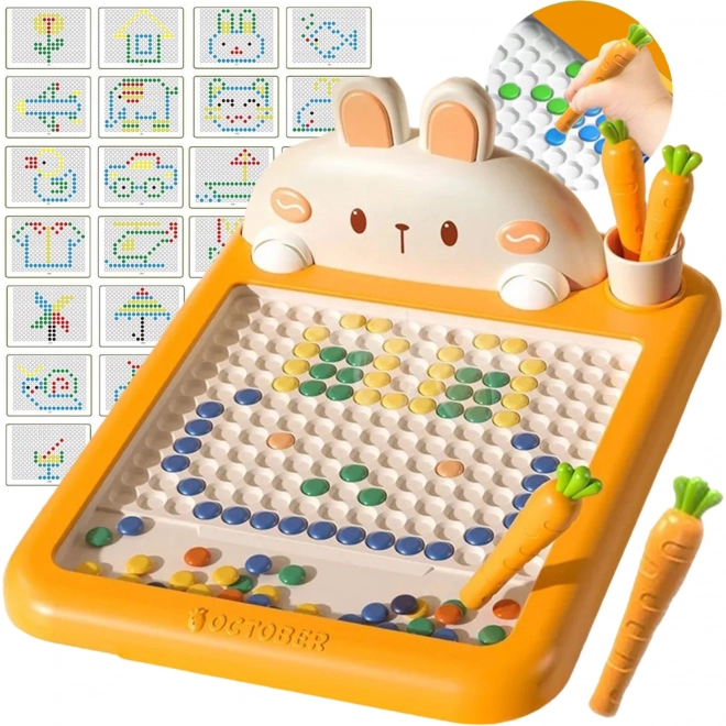 Magnetisch tekentablet WOOPIE MagPad konijn en wortel