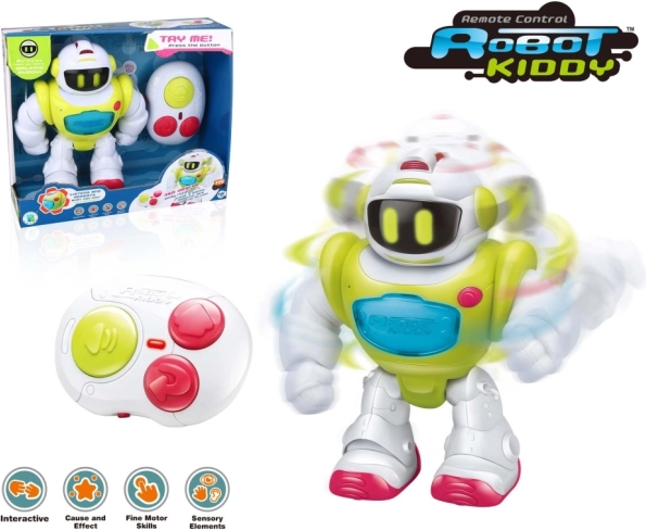 Interaktiver ferngesteuerter Roboter Kiddy mit Infrarotsteuerung