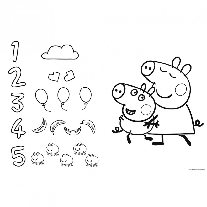 Peppa Pig Double-Sided Super Giant Puzzle