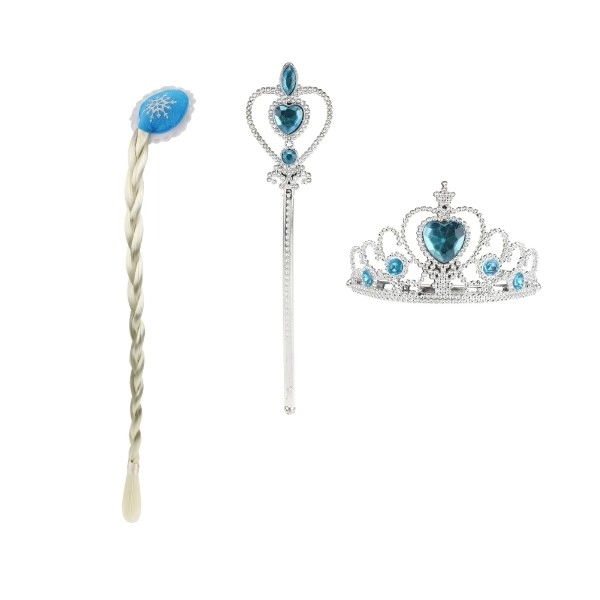 Schoonheidset IJsprinses met kroon en scepter