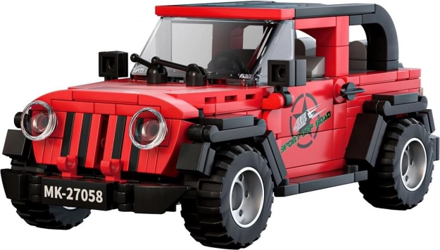 Building Set Car 414 Pieces Red MOULD KING