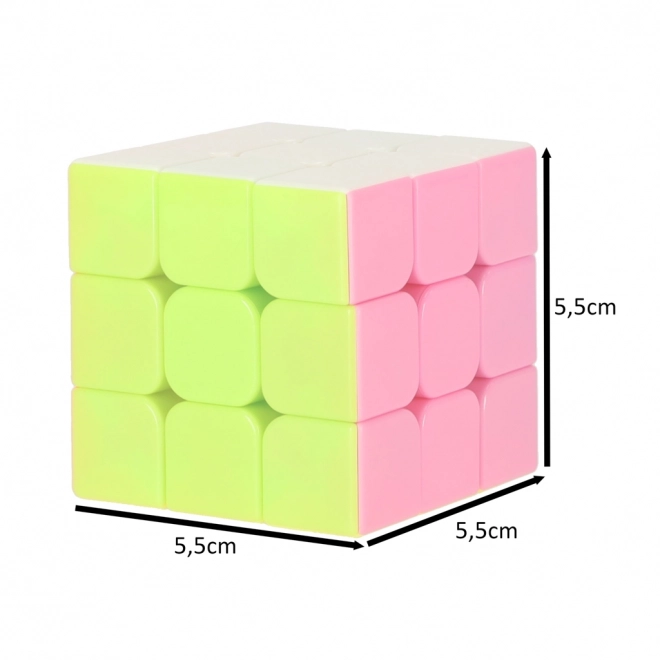 Puzzelkubus 3 x 3 neon