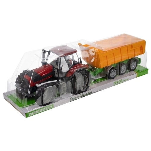 Landbouwtractor met aanhanger 24711