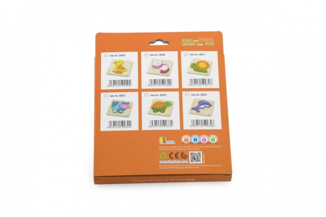Puzzel voor de kleinsten - schildpad