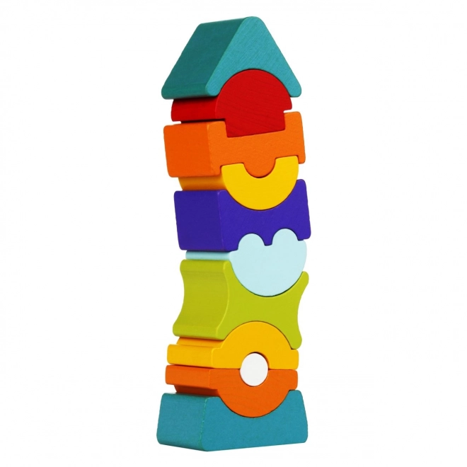 CUBIKA 12862 Tour d'équilibre IX - puzzle en bois 11 pièces